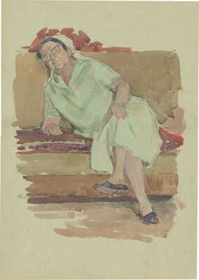 Лянглебен Моисей Вольфович. Портрет пожилой женщины 